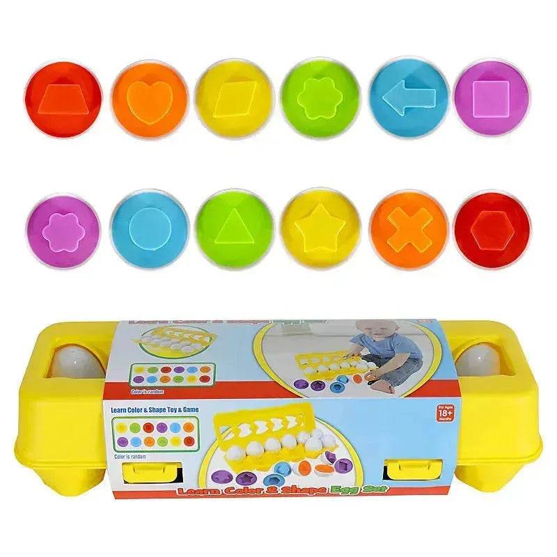 Jouet Éducatif Bébé Apprentissage Smart Egg Jeux Formes Tri Jouets Montessori pour Enfants