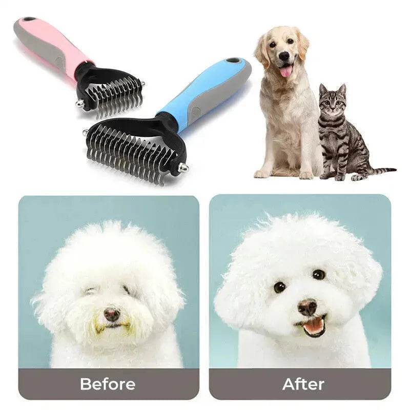 Hair Grooming Brush comb For Pet Dog Cat Deshedding comb