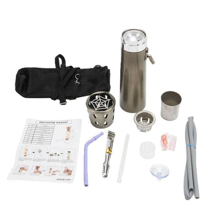 Portable Car Anti-tropical Hook Can Be Held With LED Light Plastic Hookah Set