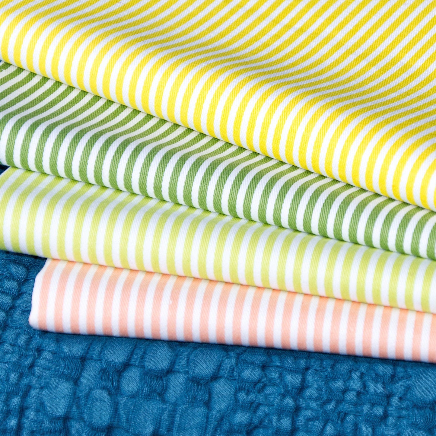 Banker Stripes Drill Weave Tea Towels
