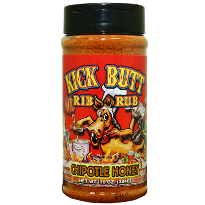 Kick Butt Chipotle Honey Rib Rub - 10oz