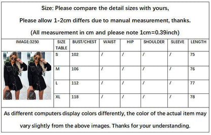 Denim Jacket Women – Retro Street Style Loose Rivet Design