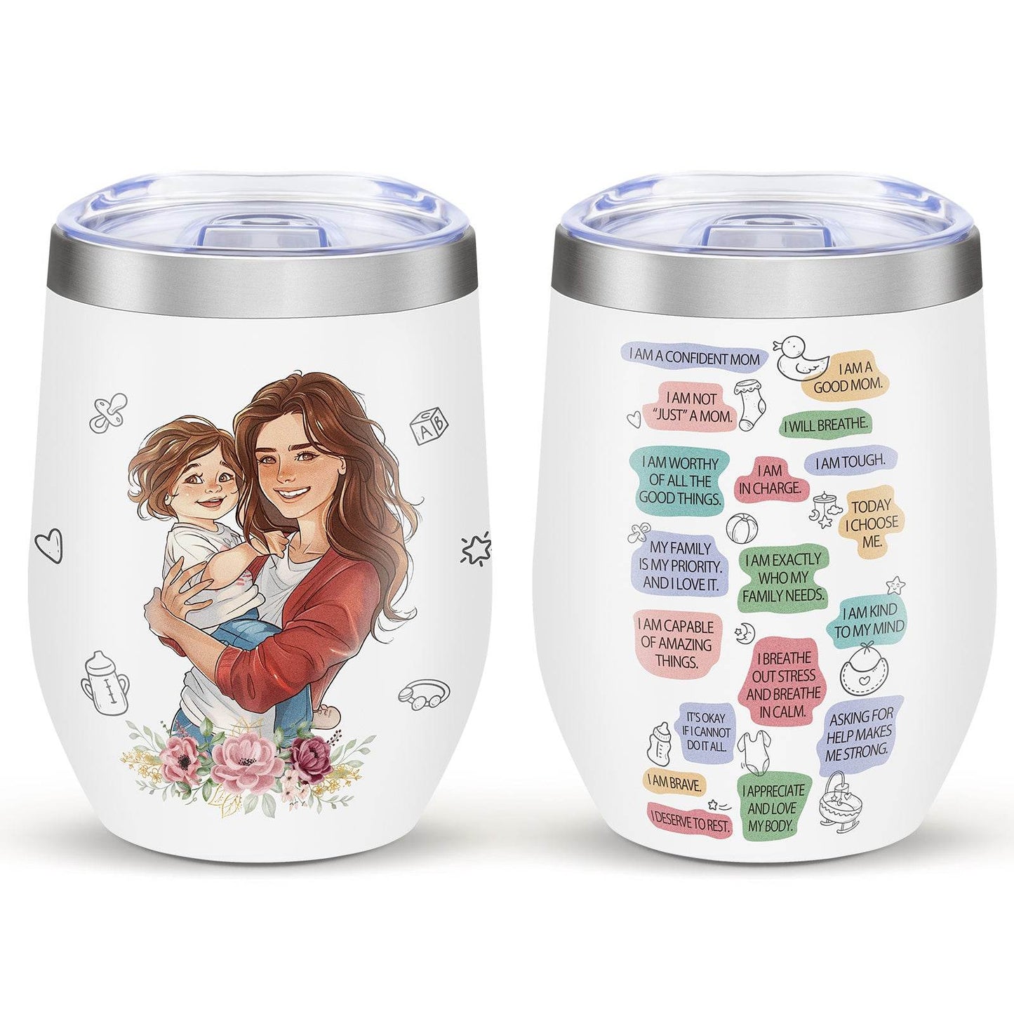 12oz Eggshell Coffee Cup Gift idea Drinkware