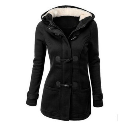 Women's Hooded Cotton-Padded Sweater Coat