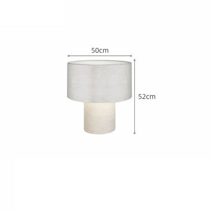 Modern Nordic Fabric Table Lamp – Iron Frame Bedside & Living Room Accent Light