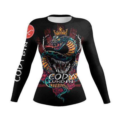 Printed Slim Fit Long Sleeve Workout Tops for Women