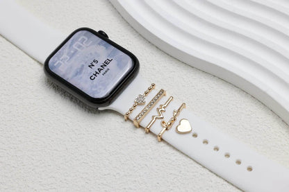 DIY Decorative Buckle Silicone Watch Strap Accessories