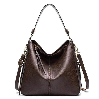 Sacs à main en cuir PU de grande capacité pour femmes, sac à bandoulière tendance pour le travail, sac de courses