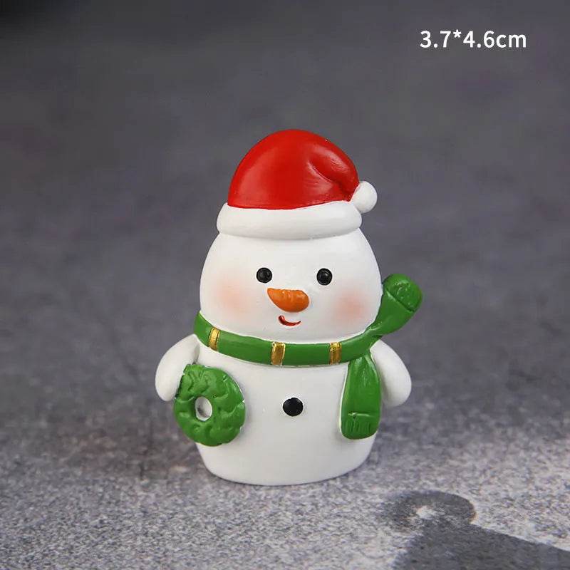 Decorative Resin Ornaments For Christmas Baked Cakes