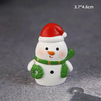 Decorative Resin Ornaments For Christmas Baked Cakes