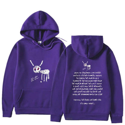 Rapper Drake For All The Dogs Letter Unisex Hoodie Sweatshirt