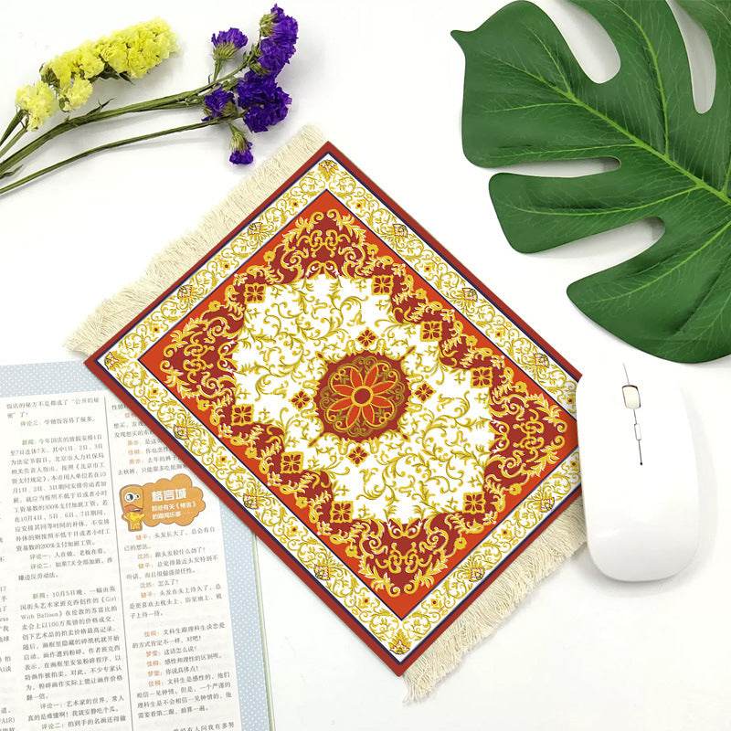Office mouse pad, Suede fringe mouse pad Hot rubber  Bohemian style
