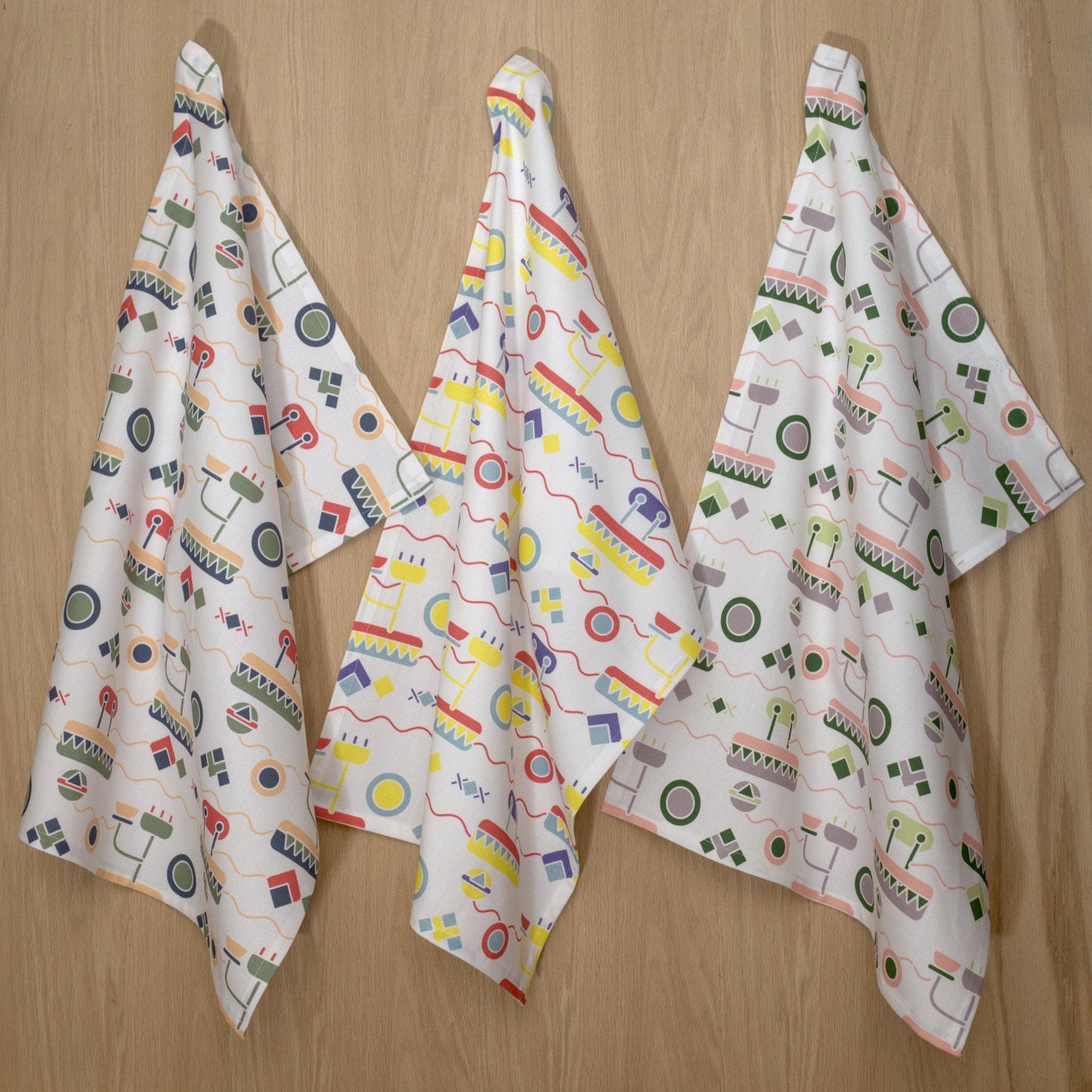 Trucs : torchons fantaisistes – lot de 3