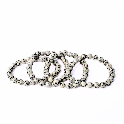 Dalmatian Jasper Gemstone Bracelet | The Stone of Playfulness