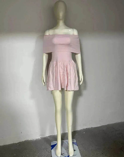 Robe patineuse mini asymétrique pour femmes, style européen et américain, pour les vacances à la plage, les soirées cocktail