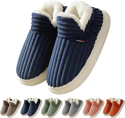Hommes Hiver Nouvelles Femmes Pantoufles en Coton Extérieur Mode Couple Pantoufles Chaudes Intérieur Chambre Coton Peluche Chaussures Polaire Moelleuses