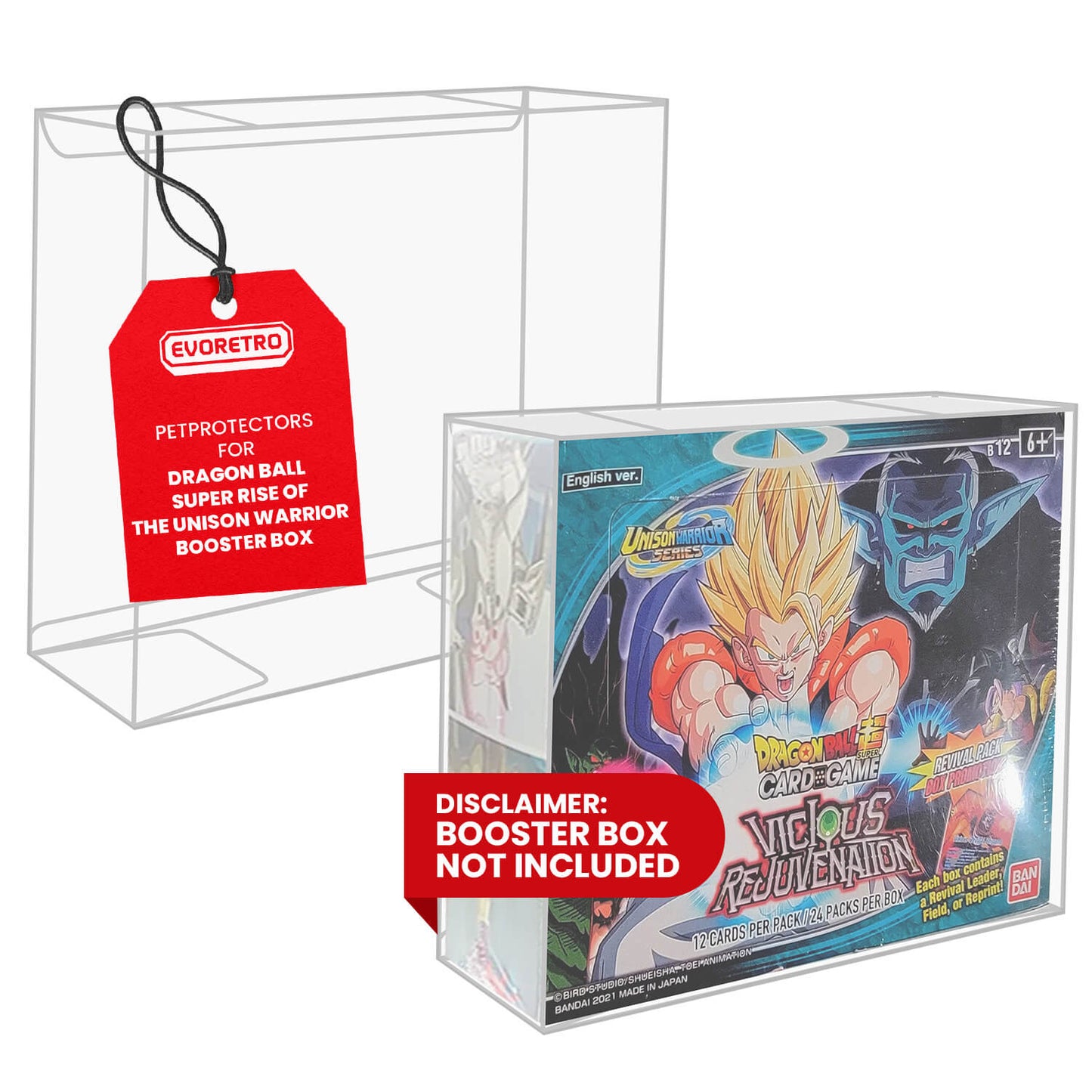Dragon Ball Super Rise of The Unison Warrior Booster Box - EVORETRO PET Protector 0.50MM - Pack of 1