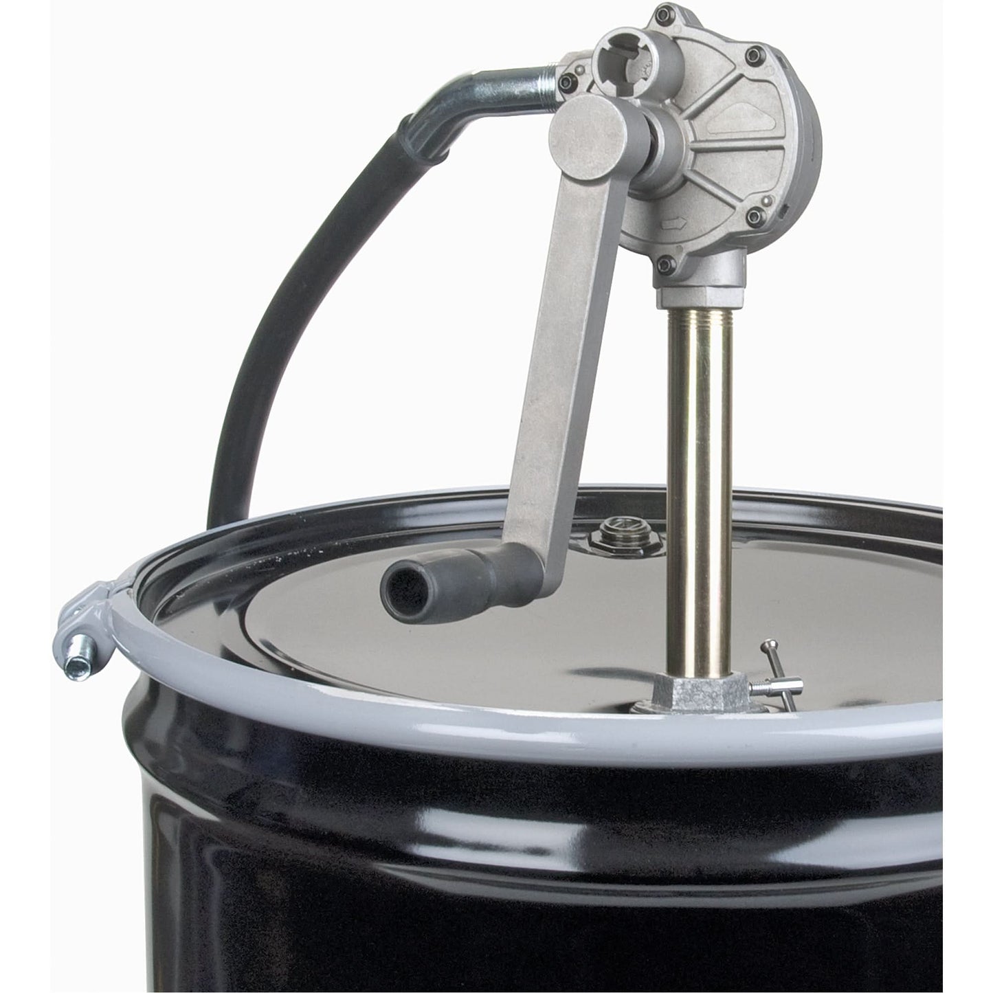 Rotary Type Drum Pump, Aluminum, Fits 15-55 Gal., 6-3/4 oz. per revolution