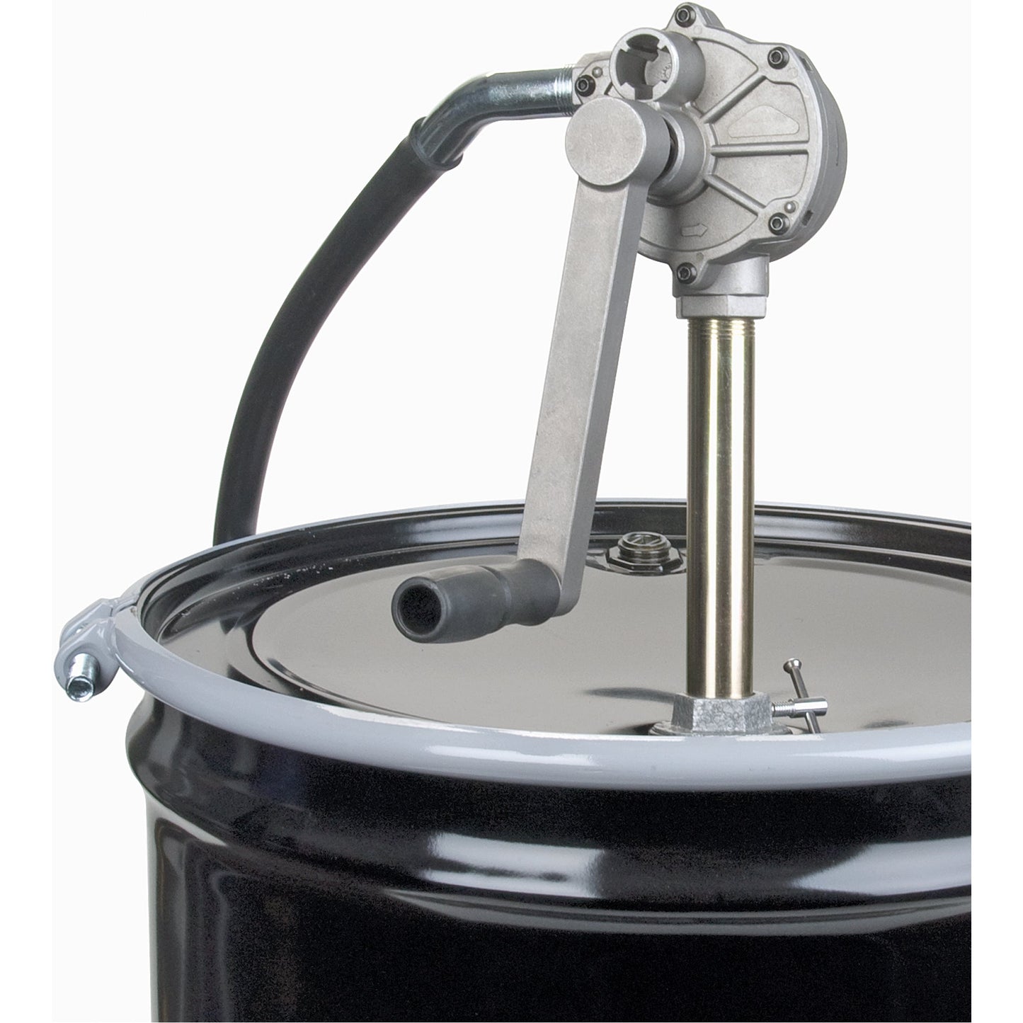 Rotary Type Drum Pump, Aluminum, Fits 15-55 Gal., 6-3/4 oz. per revolution