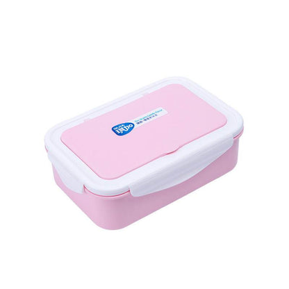 Kids Plastic Bento Lunch box with Cutleries
