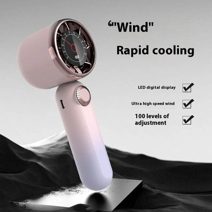 Continuously Variable Transmission Multi-gear Dial Handheld Fan