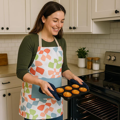 Le Flutter : Tablier en coton lavable de créateur