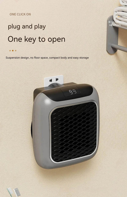 Remote Control Mini Fan Room House Space Heater Warm Artifact