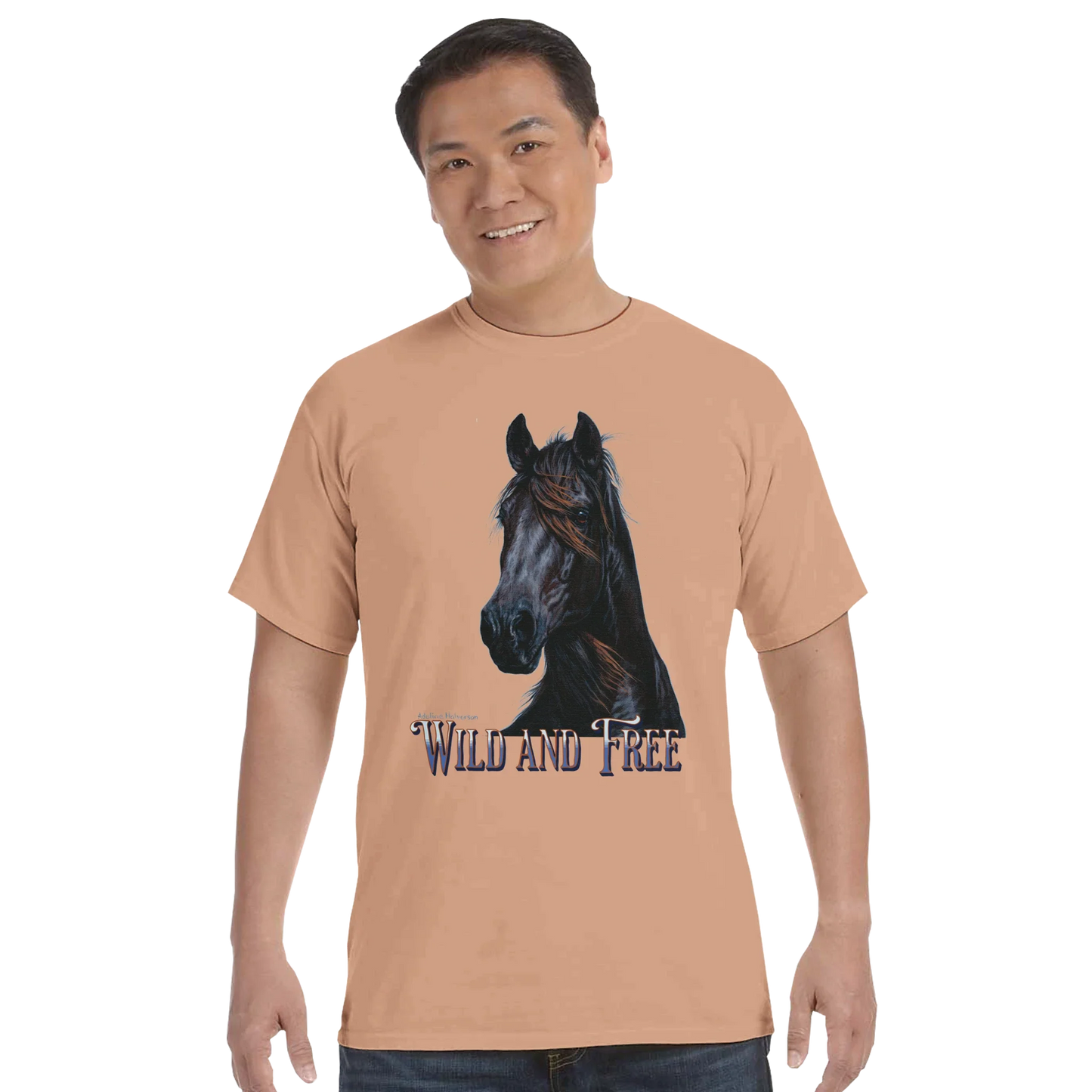 Wild and Free Comfort Colors Unisex Tee – 100% Cotton