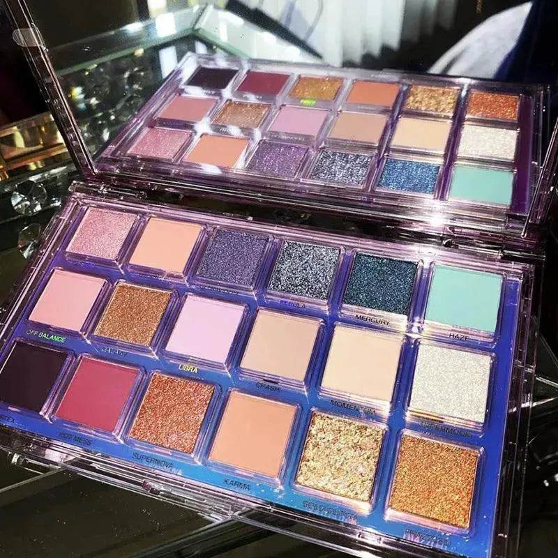 Desert Eyeshadow Palette Crystal Texture Matte Pearl Powder Delicate Eye Shadow