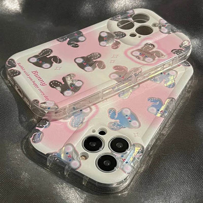Cute Gradient Laser Rabbit Phone Case