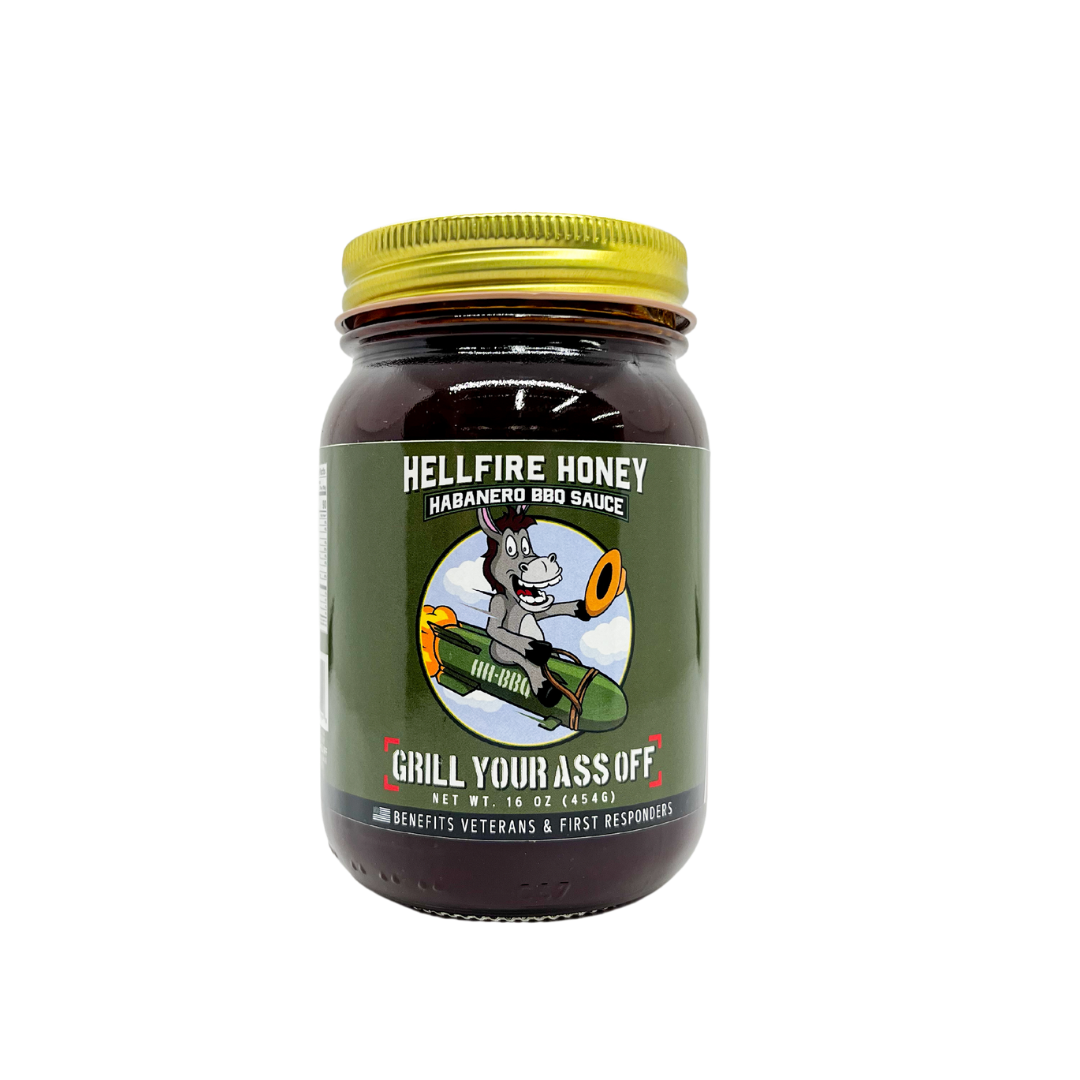 Grill Your Ass Off - Hellfire Honey Habanero BBQ Sauce