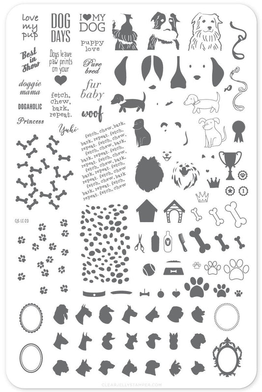 Clear Jelly Stamper - Puppy Love