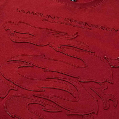 Dragon Paste Cloth Embroidery Short Sleeve