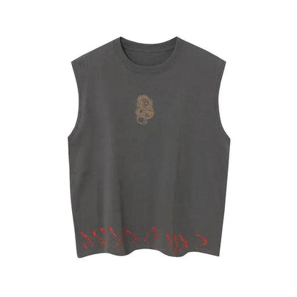 Dragon Totem Printed Waistcoat