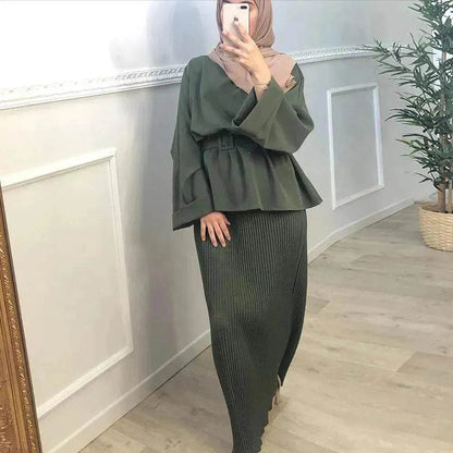 Dubai Turkey Hijab Abaya Dress.