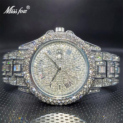 Diamond Studded Luxury Men Watch