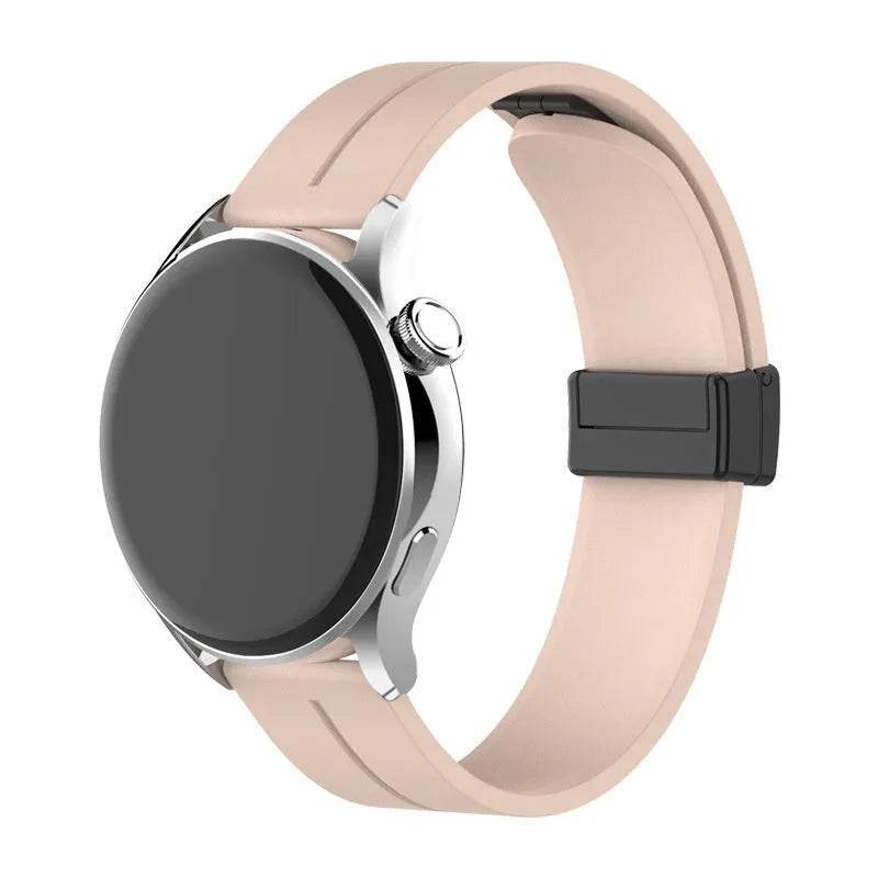 Applicable Watt4 Strap Silicone Magnetic Folding Buckle Watch Band