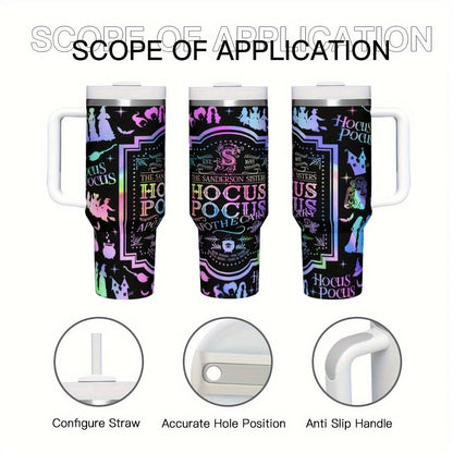 Disney Villains 40Oz Stainless Steel Tumbler With Lid & Straw - Insulated, Leakproof, Reusable Drinkware For Hot And Cold Beverages - Perfect Holiday Gift