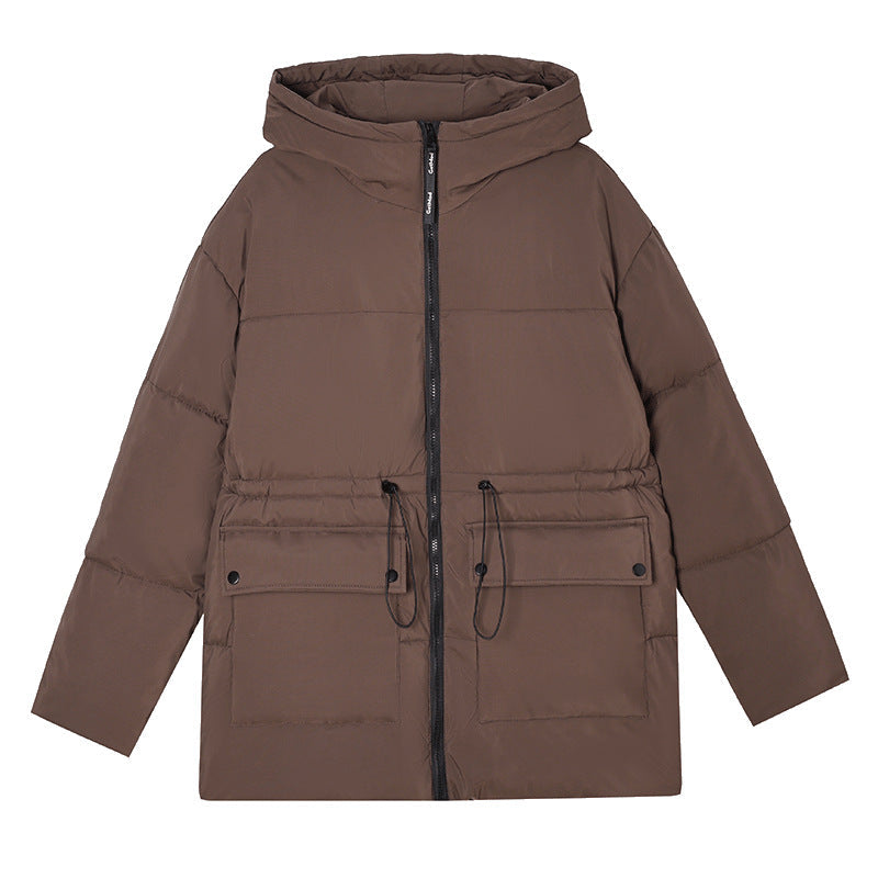 Women's Versatile Hooded Cotton-Padded Jacket