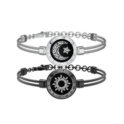 Lovers Sun & Moon Smart Sensing Couple Bracelet