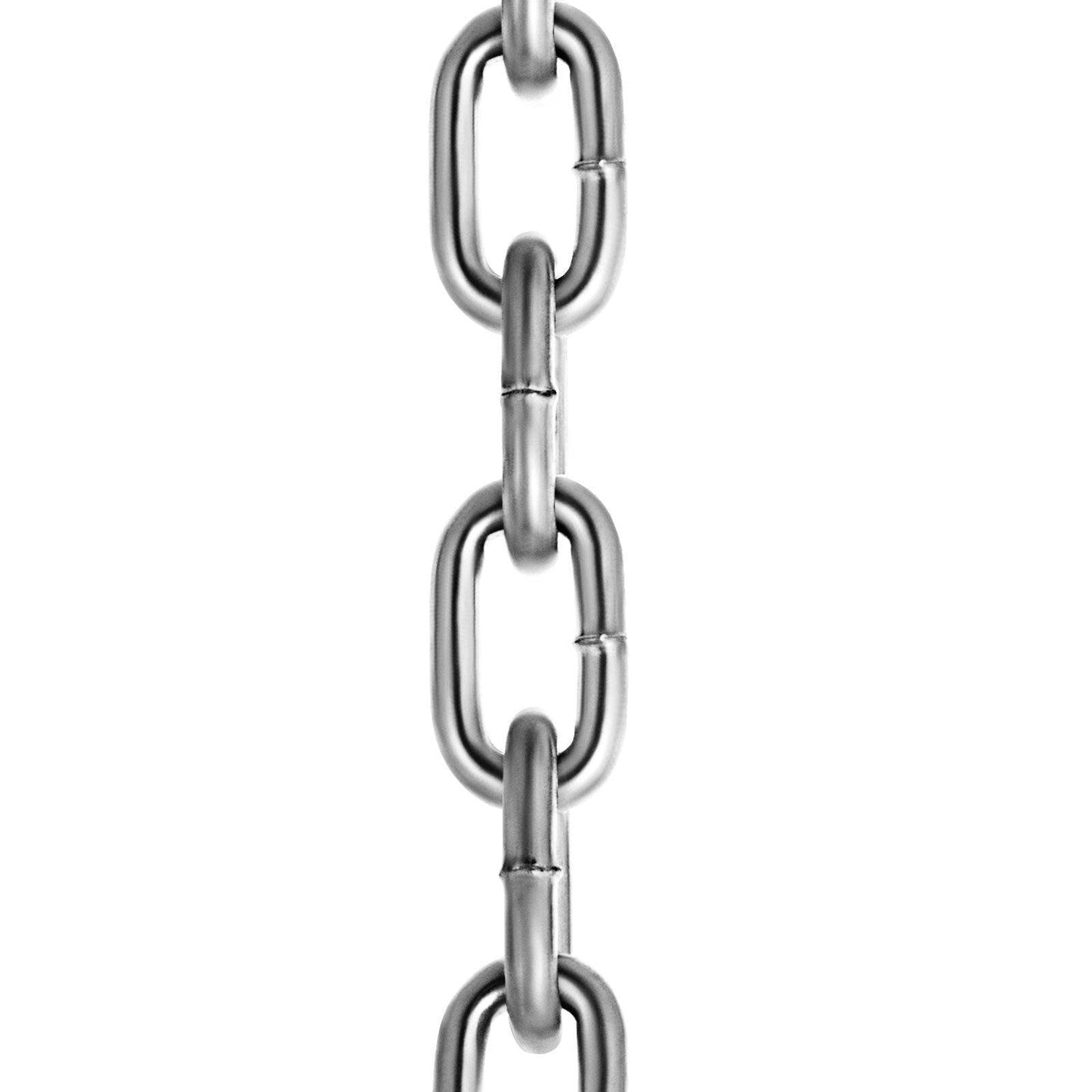 Grade 30 Chain 3 16 Inch By 100Ft Length Grade 30 Proof Coil Chain Zinc Plated Grade 30 Chain For Towing Logging Agriculture And Guard Rails