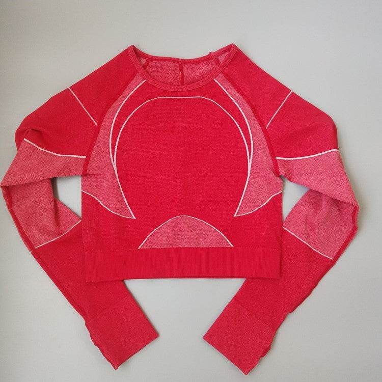 Women Tight Long Sleeve Fitness Workout Yoga Running Gym Crop top