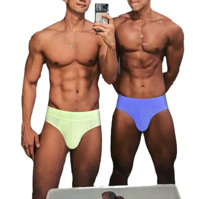Caleçons Homme Sexy Respirants Motif Gaufré