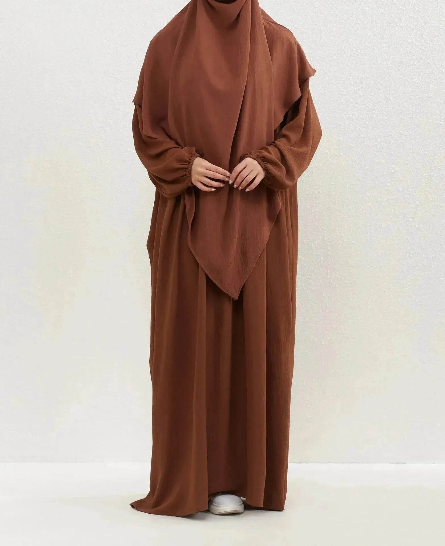 Hijab Abaya for Umrah Two piece Dress with Headscarf Arabwear for Women Jalabiya for Women