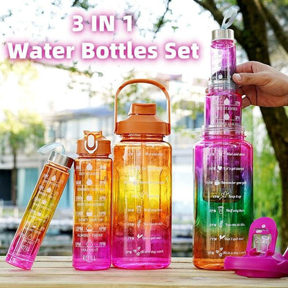 Sport Water bottle set 3 in 1