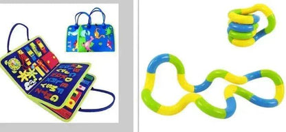 Nouvelle planche d'activités pour enfants Busy Board, jeu d'apprentissage de l'habillage et du boutonnage pour bébé, jouet d'apprentissage sensoriel préscolaire pour l'éducation précoce
