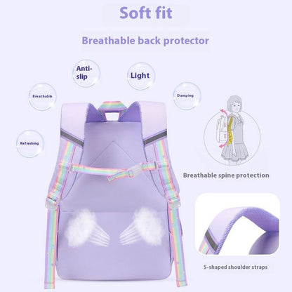 Large Schoolbag for Kids – Grades 2 to 6 Ergonomic Backpack