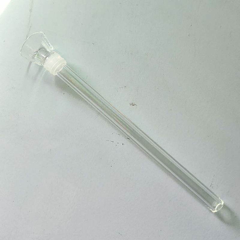 Tuyau en verre pour couvercle de chicha en plastique