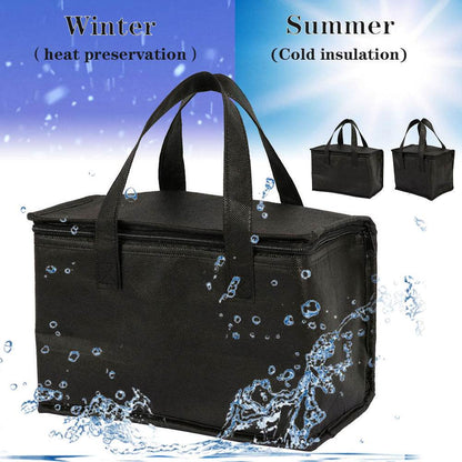 Sac isotherme portable pour le déjeuner Sac de transport pour boissons Sac isotherme pour livraison de nourriture