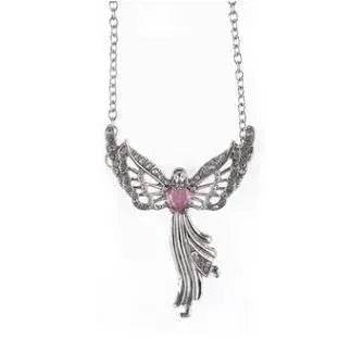 Collier pendentif "Ange Moderne" en diamant pour femme